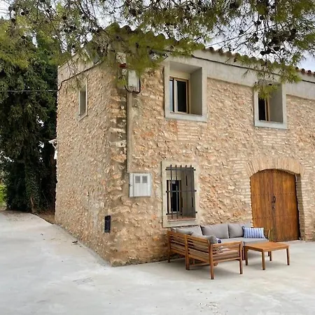 Masia Finca Mas Roig Camarles Exterior foto